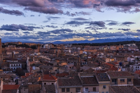 Panorámica de Tudela (Navarra)