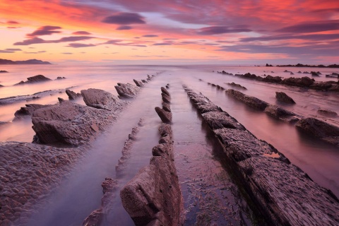 Flysch a Zumaia (Gipuzkoa, Paesi Baschi)