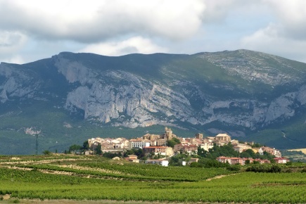 Vista de Laguardia, Álava (País Basco)