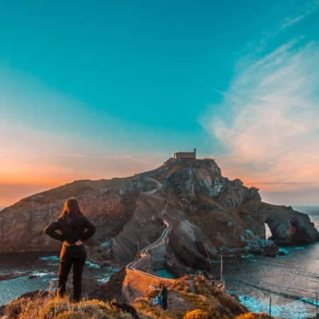 View of Gaztelugatxe, the Basque Country