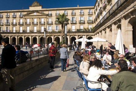 Plaza Nueva w Bilbao