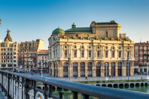 Außenansicht des Arriaga-Theaters, Bilbao,