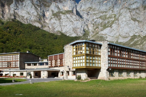 Blick auf das Parador de Fuente Dé