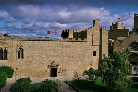 Blick auf das Parador de Olite