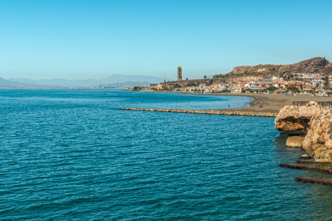 Cala del Moral de Rincón de la Victoria in Málaga, Andalusia