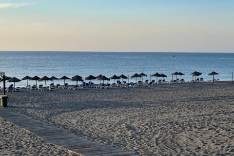 Spiaggia di Marina de la Torre di Mojácar ad Almería, Andalusia