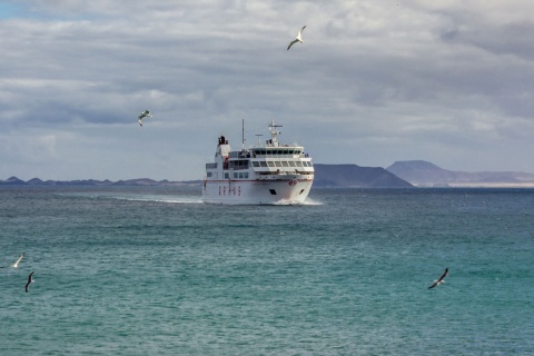 Statek rejsowy w Arrecife, Lanzarote