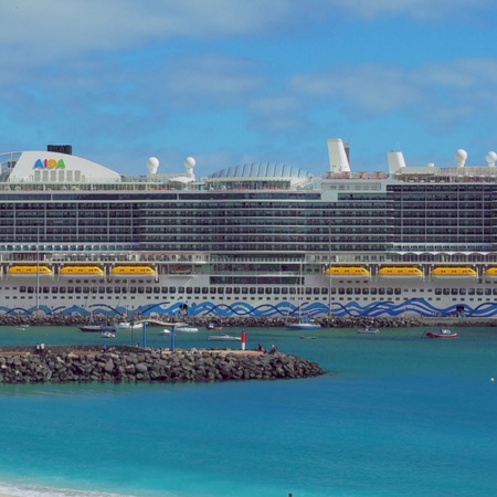 Crucero en Puerto Rosario, Fuerteventura