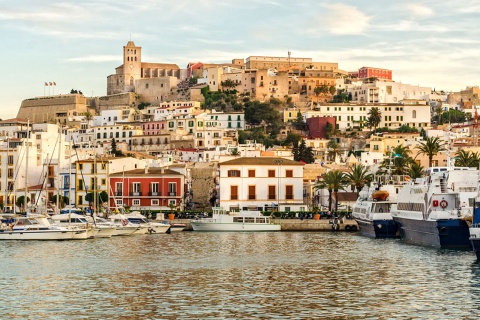 View of Ibiza