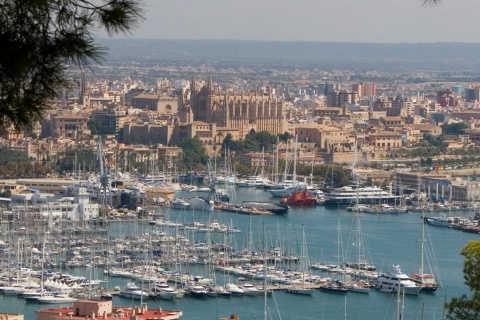 Blick auf Palma de Mallorca