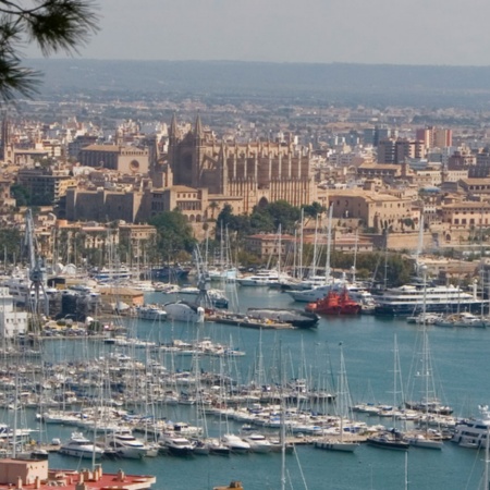 Blick auf Palma de Mallorca