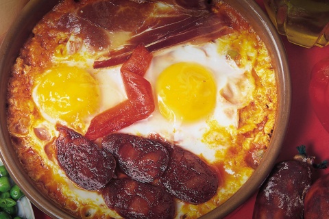 Huevos a la flamenca