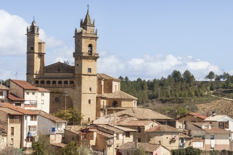 Vue panoramique de Haro (La Rioja)