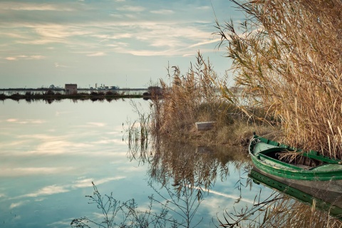 Vista de la Albufera de Valencia