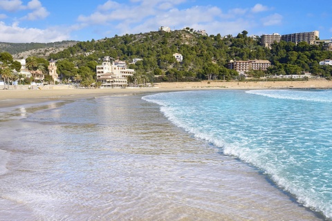 Playa de Voramar en Benicasim-Benicàssim (Castellón, Comunidad Valenciana)