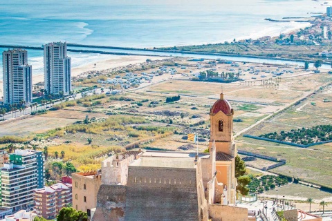 Vue de Cullera, province de Valence