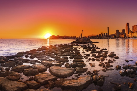 Playa de Denia (Alicante), en la Costa Blanca