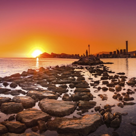 Playa de Denia (Alicante), en la Costa Blanca