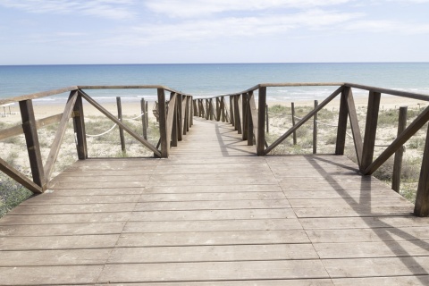 Spiaggia di Guardamar del Segura (Alicante, Comunità Valenciana)