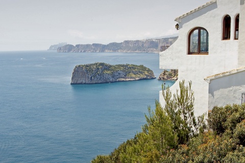 Vista del Mediterráneo desde Jávea. Alicante