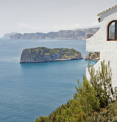 View of the Mediterranean from Jávea. Alicante