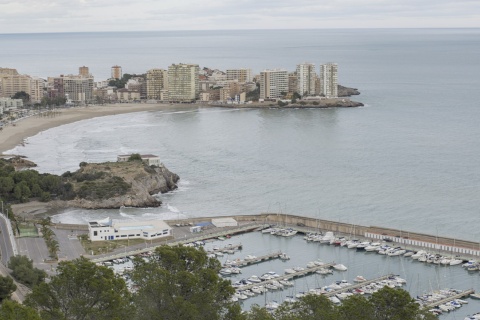 Panorámica de Oropesa del mar (Castellón, Comunidad Valenciana)