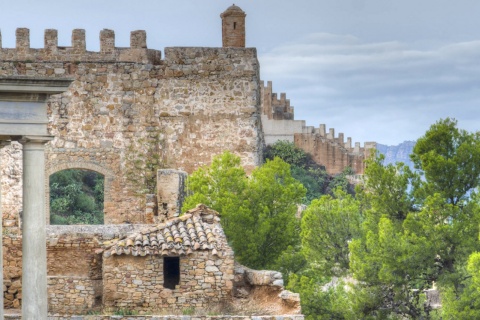 Veduta di Sagunto, a Valencia (Comunità Valenciana)