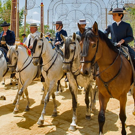 Fiera del cavallo a Jerez de la Frontera