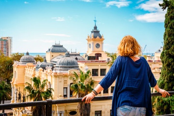 Vista de Málaga