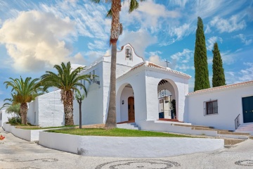 Ermita de San Sebastián en Frigiliana, en Málaga (Andalucía)