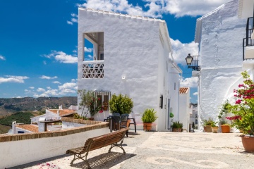 Frigiliana Street, in Malaga (Andalusia)