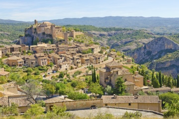 Widok Alquézar (Huesca, Aragonia)