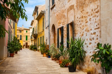 Centro storico di Alcúdia (Maiorca, Isole Baleari)