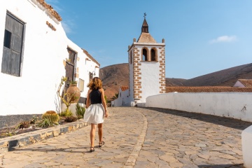 Kirche Santa María in Betancuria (Fuerteventura, Kanarische Inseln)