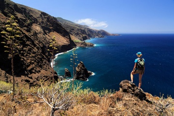 Caminhada. La Palma, Ilhas Canárias