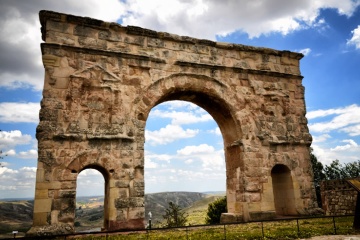 Arc de triomphe à Medinacelli, dans la province de Soria (Castille-León)