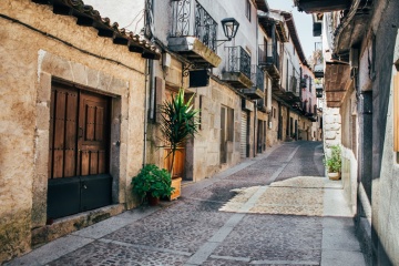 Miranda del Castañar-Straße (Salamanca, Kastilien und León)