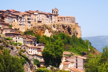 Panorámica de Frías, en Burgos (Castilla y León)