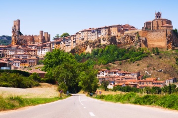 Panorâmica de Frías, em Burgos (Castilla y León)