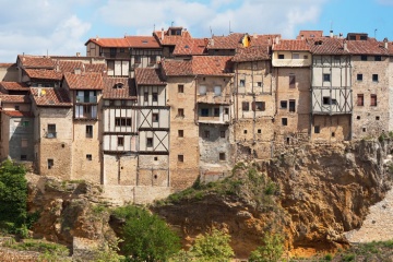 Panorâmica de Frías, em Burgos (Castilla y León)