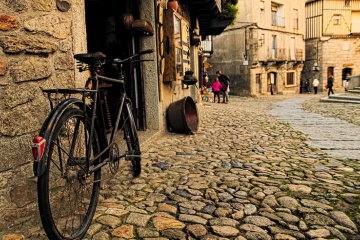 Una via di La Alberca (Salamanca, Castiglia e León)