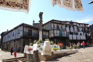 Plaza Mayor square in La Alberca (Salamanca, Castilla y León)