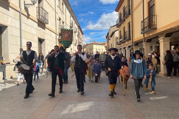 Pasacalle en las Fiestas de la Matanza del cerdo en Burgo de Osma