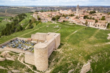 Vista de Medinacelli, em Soria (Castilla y León)