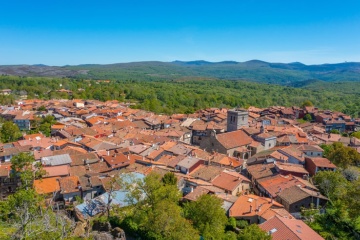 Blick auf La Alberca (Salamanca, Kastilien-León)