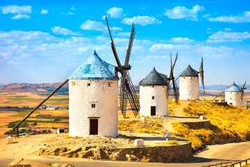 Moinhos de vento em Consuegra 