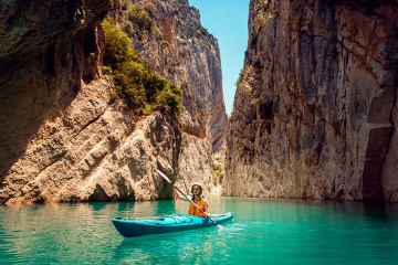 Kayak dans les Pyrénées