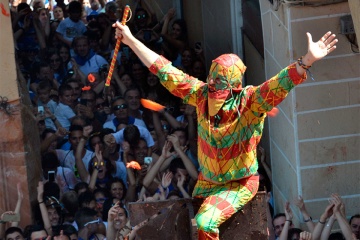 La fête traditionnelle du Cipotegato, à Tarazona (province de Saragosse, Aragon) 