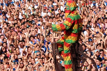 The traditional fiesta of the Cipotegato in Tarazona (Zaragoza, Aragon) 