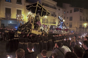 The Painful Meeting during Easter Week in Sagunto (Valencia)